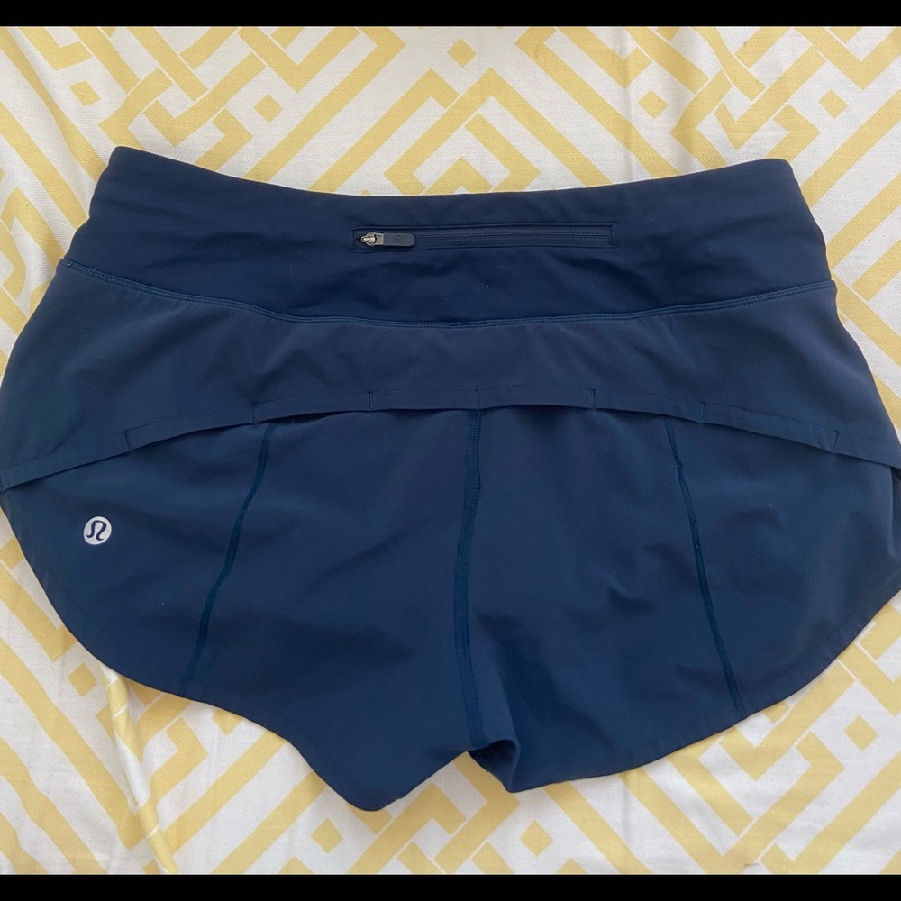 lululemon speed up shorts size 4